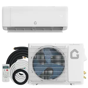 9000 BTU Mini Split Air Conditioner,18.5 SEER2 Ductless Inverter AC w/ 230V, Cool Up to 450 Sq. Ft with Heat Pump System, Compatible with Alexa, White