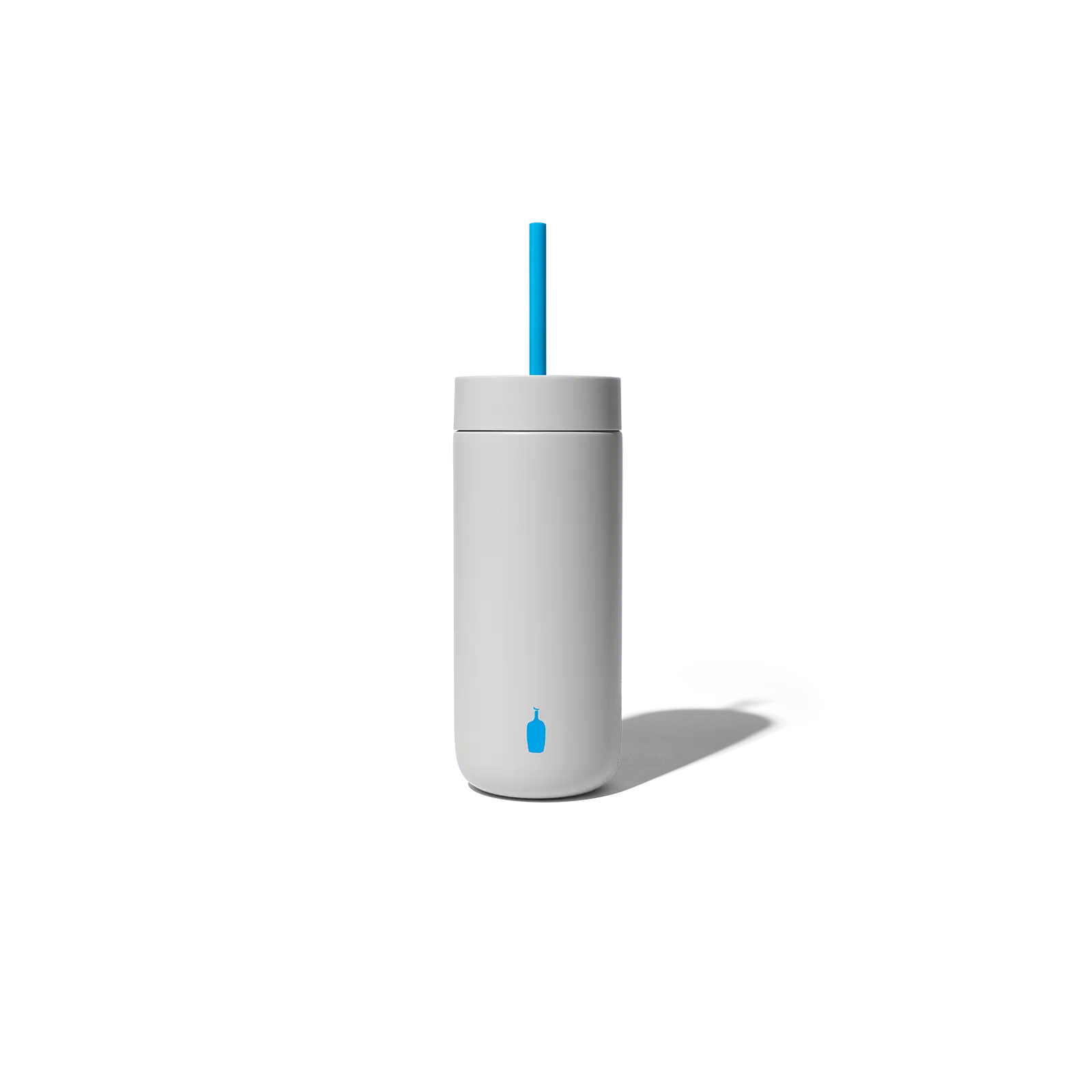 Fellow 16-Ounce Carter Cold Tumbler in Fog Grey Bottle Coffee, Includes a Drip-resistant Lid with Straw