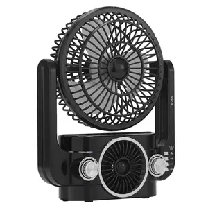3-IN-1 Bluetooth Speaker USB 3-level Adjustable 6” Cooling Fan 3-BAND AM/FM/SW Radio
