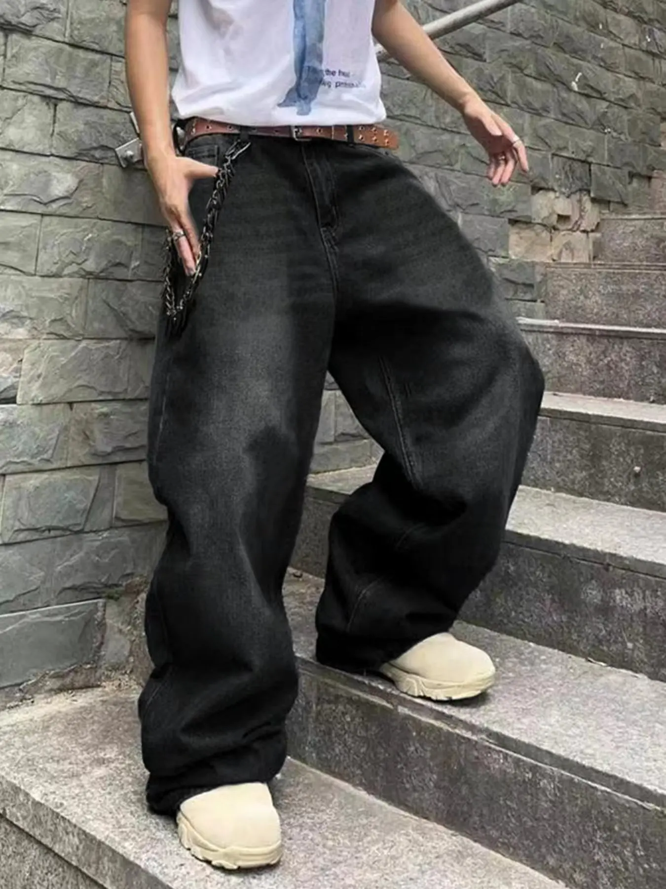 パンツ nomassprod 011RAW BAGGY JEANS No Maintenance - Baggy Denim in Raw Indigo | NO MAINTENANCE