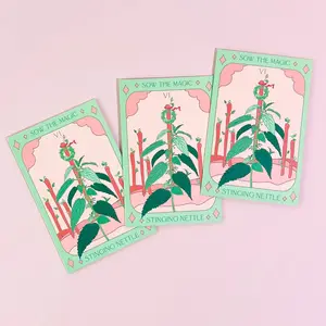 Stinging Nettle Tarot Garden + Gift Seed Packet - Sow The Magic