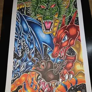 4Dragons print 11in by 17in