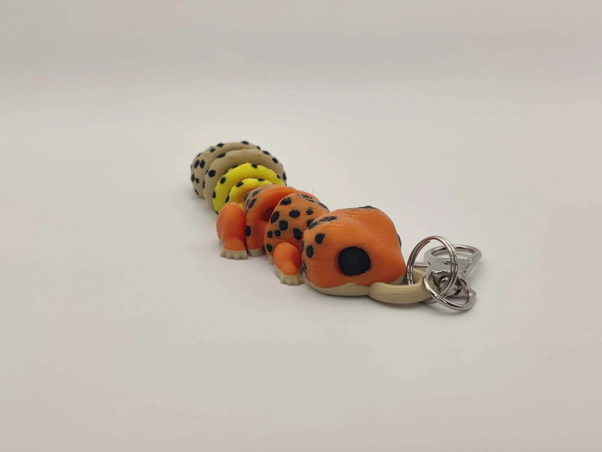 Cute 3D Printed Gecko Keychain