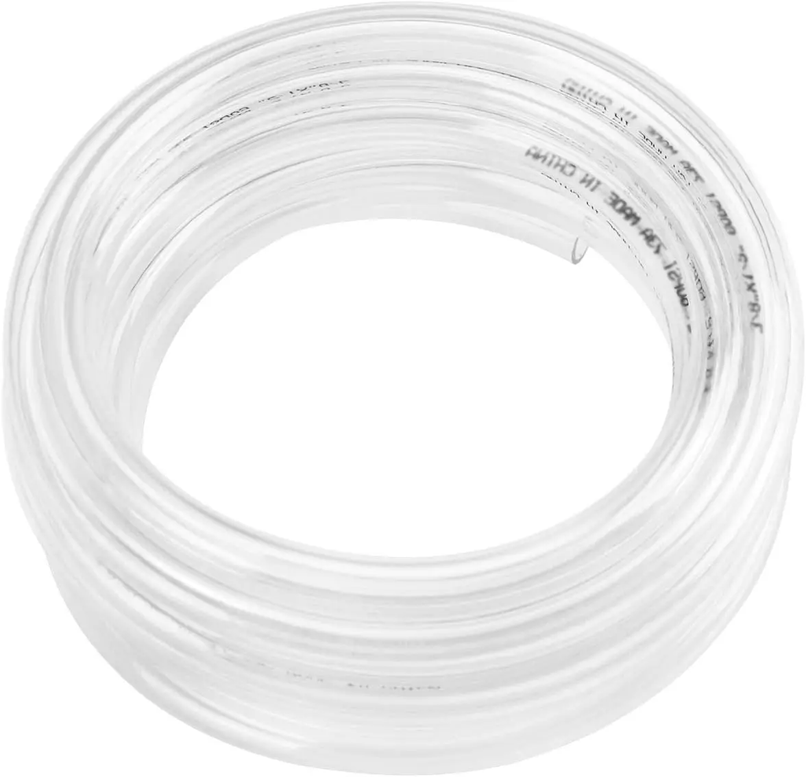 Eastrans Clear Vinyl Tubing Flexible PVC Tubing, Hybrid PVC Hose, Lightweight Plastic Tube, by 1/2 Inch ID, 10-Feet Length