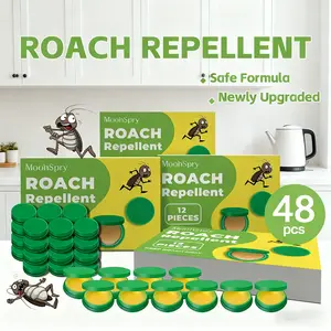 Home & Dorm Essential MoonSpry Cockroach Gel Bait, Powerful Indoor Outdoor Pest Control to Stop Roach Infestations traps Fast-Acting Kit friendly eco