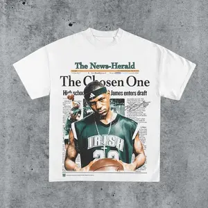 Vintage 90s 2002 Lebron James The Chosen One Shirt Homage Retro Classic Graphic Tee Bootleg Bestseller Unisex Sport Sweatshirt Gift