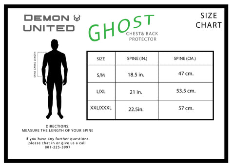 Demon Ghost D3O Chest and Back Protector Demon Ghost D3O Chest and Back Protector