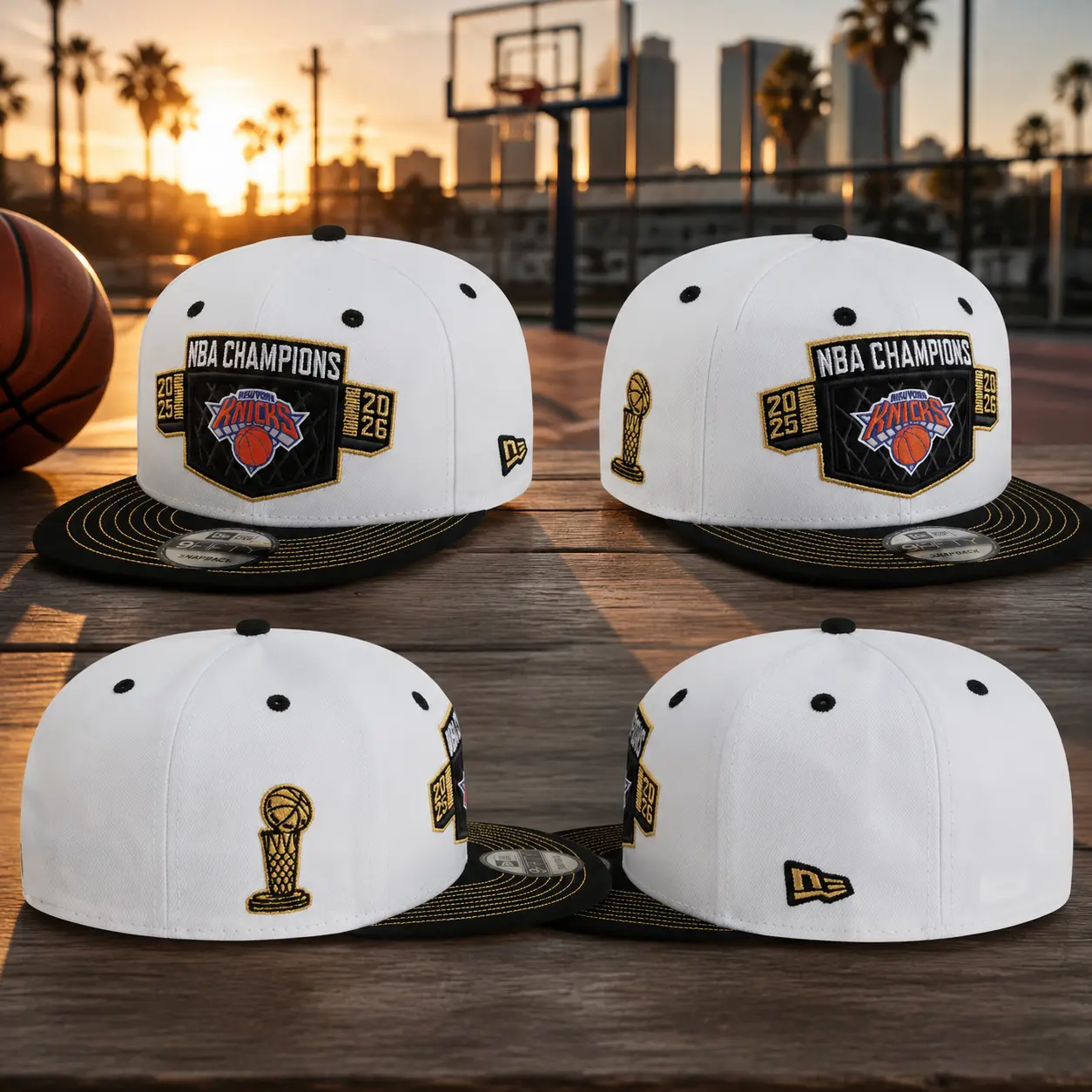 New York Knicks 2026 Champions Hat New Era 9FIFTY Snapback – NBA Finals Winner Cap, Premium Embroidered Streetwear