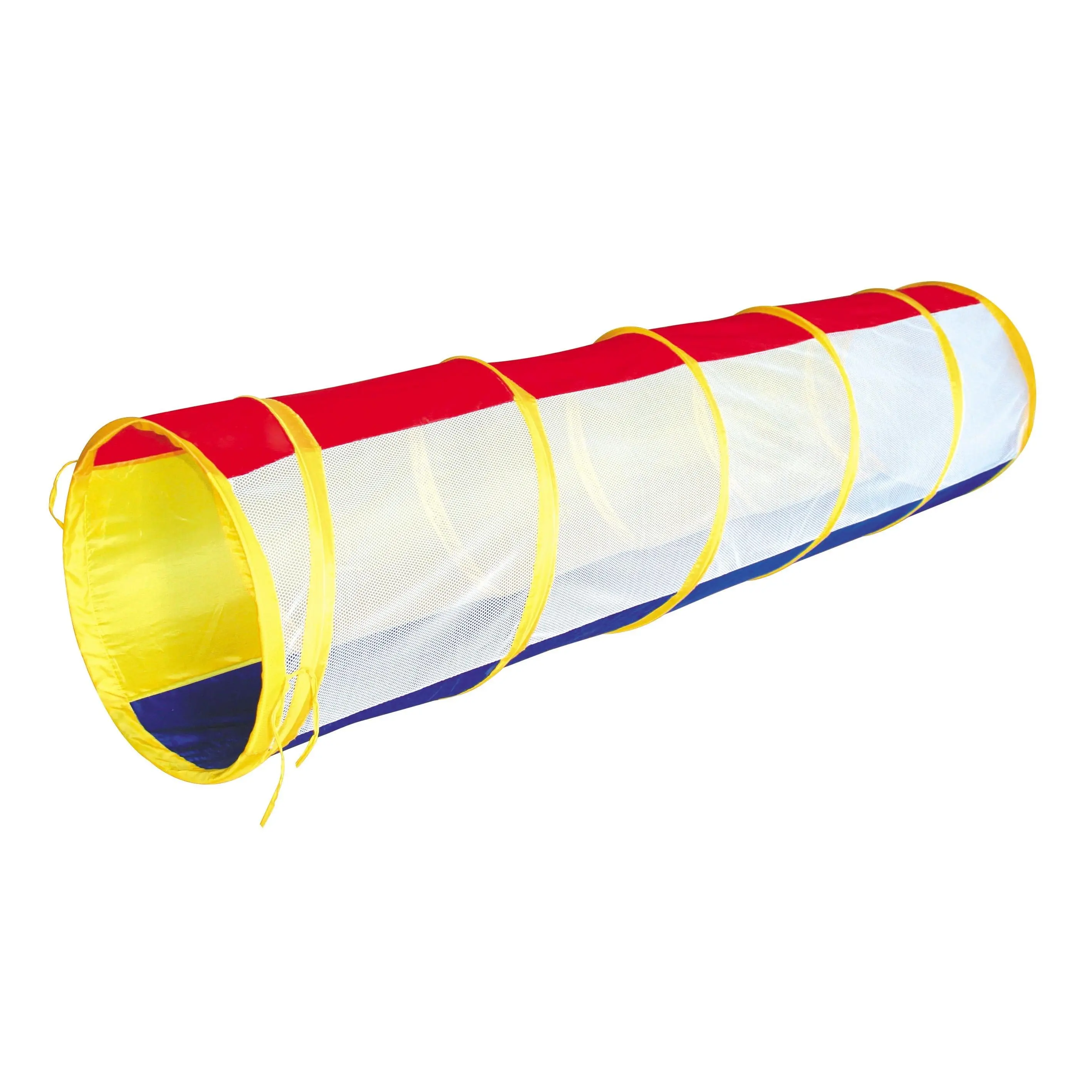 Lingfeng 6-ft Pop-up Kids Play Tunnel, Peek-a-Boo Rainbow Toy Tube with Mesh Fabric, I-See-U Mesh Tent for Outdoor & Indoor Play