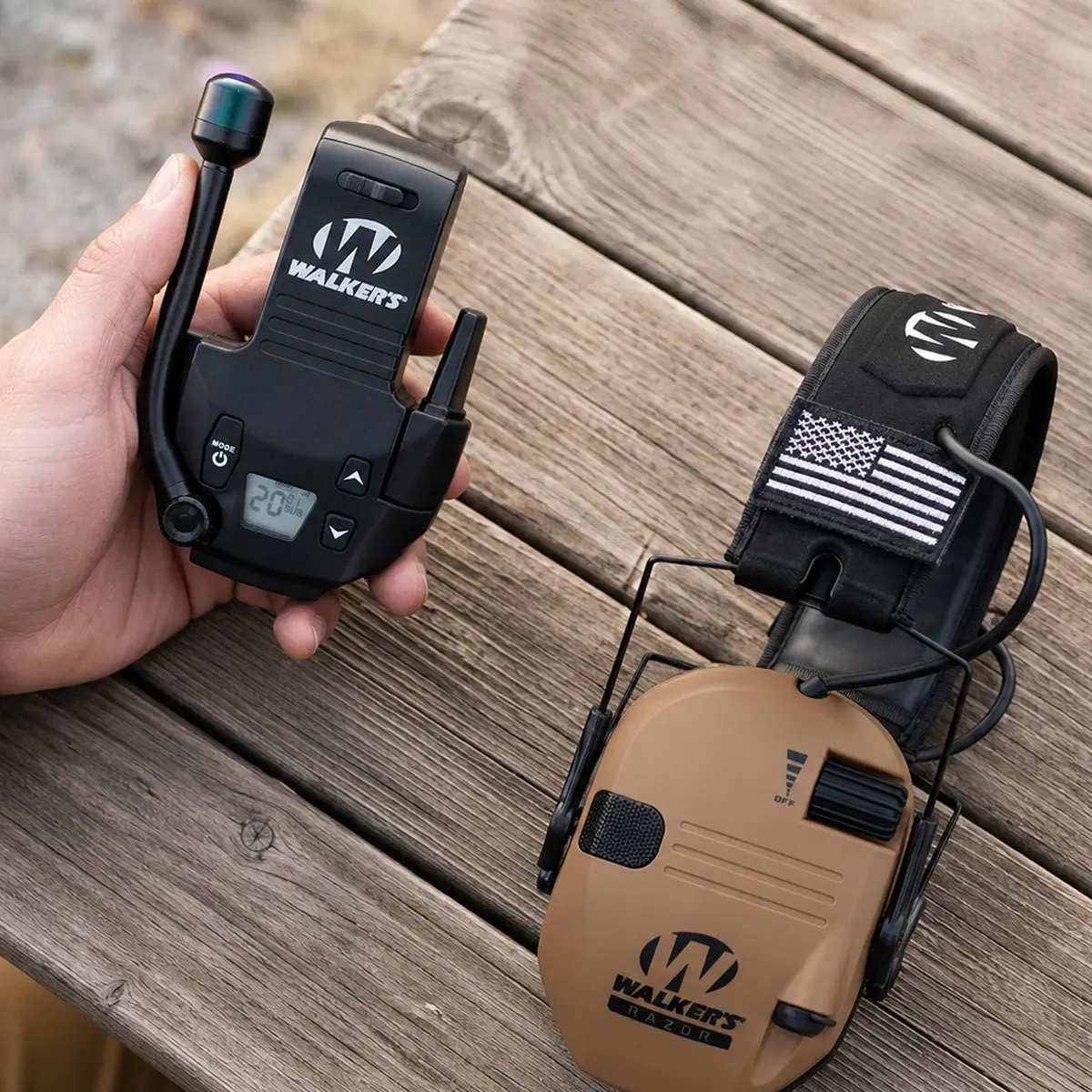 Headset Walkie-Talkie Essential for Shooting/hunting, Vox Voice Control, 3-Mile Range, Wind-Resistant Mic, Efficient Team Coordination, Audio, Walkie Talkies