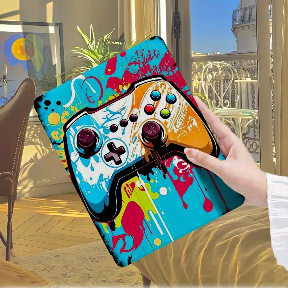 Multi-Size TPU Tablet Protective Cover with Casing Protection, Integrated Pen Holder, Gamepad Case for iPad 9.7in, 10.2in, 10.9in, 12.9in, Pro 11in, 10th Generation, Handheld