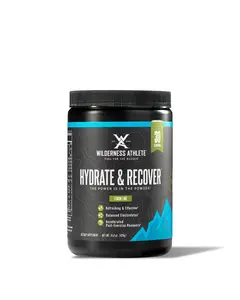 Wilderness Athlete - Hydrate & Recover | Liquid Hydration Powder Electrolyte Drink Mix - Recover Faster with BCAAs - Hydrate Powder with 1000mg of Vitamin C - 30 Serving Tub