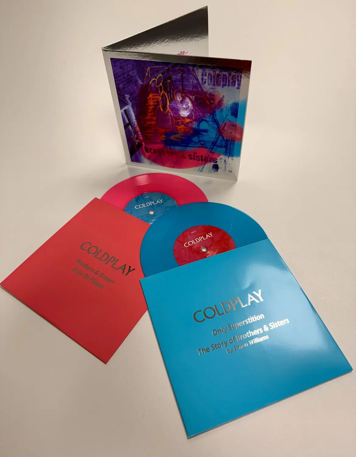 Coldplay Band Artist - Brothers & Sisters 25th Anniversary 7-INCH Single Vinyl Record, 2024 Issue Rock Music, Imported UK, Includes the Story of Brothers & Sisters