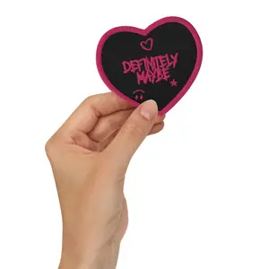 Embroidered Patch - Heart - 3.1″×2.8″ - Perfect for Clothes