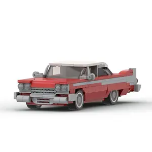Classic Movie Car Model + Plymouth Assembly Sports Car + 379pcs Toy + Model Car Kit + Holiday Gift + Desktop Decoration Collection