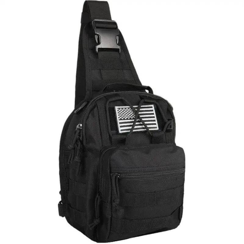 LAYE Tactical Backpack-1000D Waterproof Military Backpack Laser-Cut CCW Bags Sling Bag Tactical Satchel Shoulder Bag Men Small Lightweight Durable Molle System Adjustable Strap Good Companion