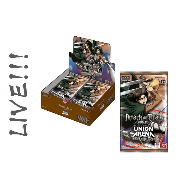 UniVersus: Attack on Titan - Origins of Power Booster Box - TikTok Shop UniVersus: Attack on Titan - Origins of Power Booster Box - TikTok Shop