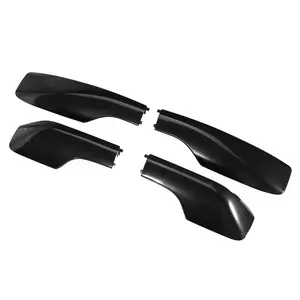 4pcs Car Roof Rack Side Rails End Cover Shell Cap Compatible for Toyota RAV4 2001-2005, Durable Plastic Black Cargo Rack Legs Protection