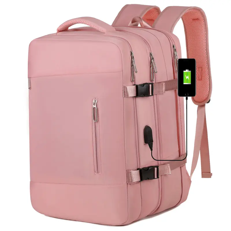 35L Roll Top Backpack for Work & Travel, Water-Resistant & Lightweight Casual Daypack with 15.6-Inch Laptop Compartment