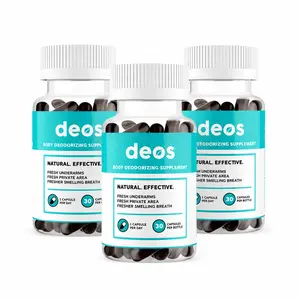 Body Deodorizer Natural Effective Fresh Underarms & Private Area Supplement 30 Capsules Per Bottle with Natural Ingredients