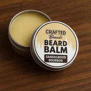 Beard Balm - Beard Wax - Great Scent Light Hold -  Beeswax Hair Care Jojoba Fragrance Shea