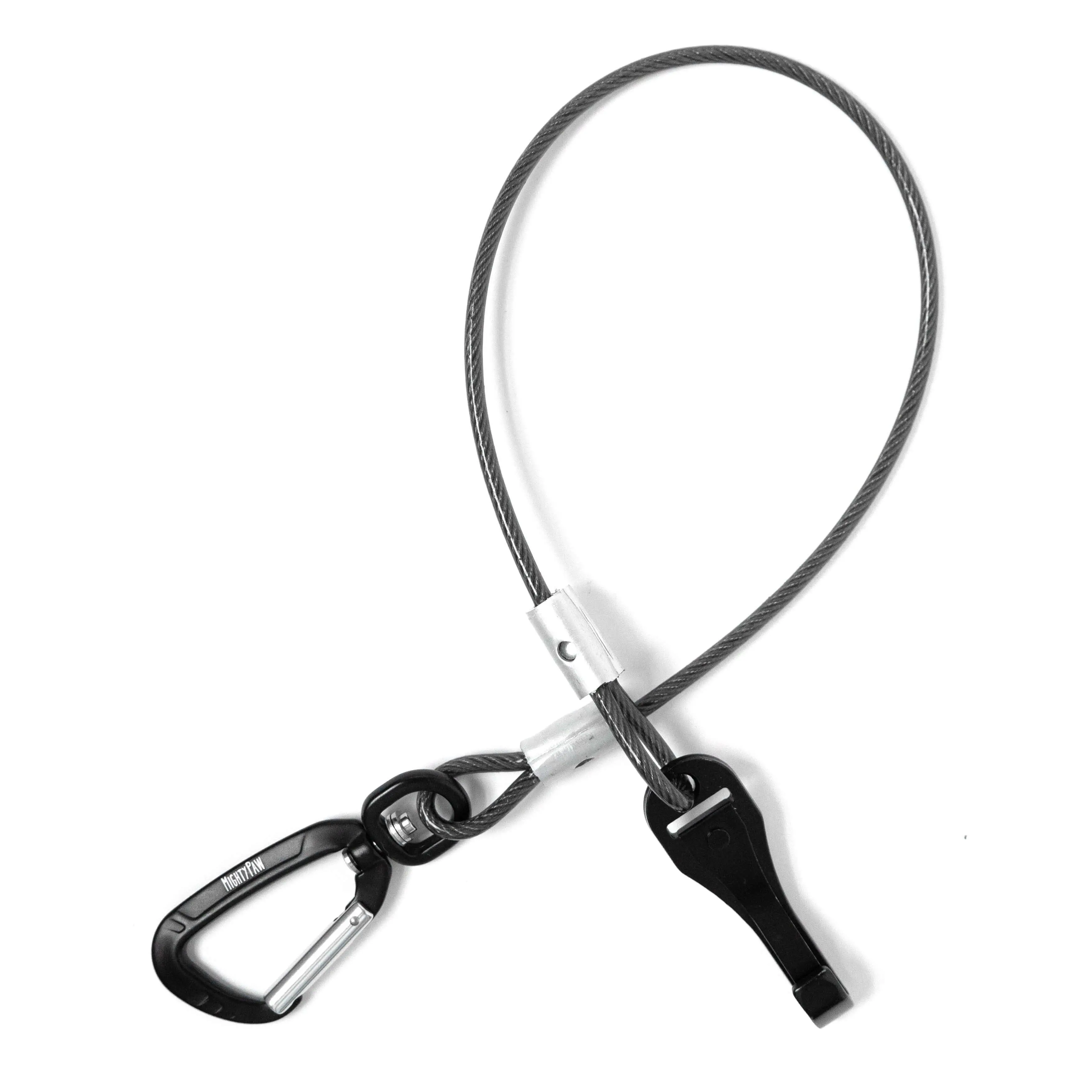 Chew-Proof Dog Car Safety Belt - Holds Up to 850 lbs, Braided Stainless Steel