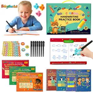 Children's Day This reusable magic groove writing practice book is suitable for children aged 3-8. It's also ideal for preschool tracing activities for children aged 5-7.