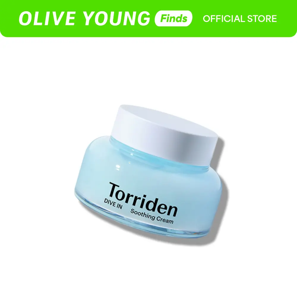 [Torriden] DIVE IN Hyaluronic Acid Soothing Cream 3.38 fl oz (100ml ) | Deep Hydrating Facial Moisturizer for Glow-Boosting, Revitalizing