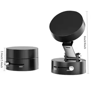 [2025 Smart Tech] 360° Magnetic Floating Phone Holder | Multi-Angle Adjustable & Foldable | Ultra-Strong Vacuum Suction | Universal for Car/Desk/Bedside