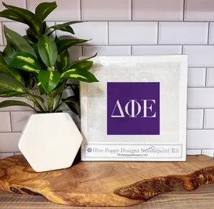 Delta Phi Epsilon Needlepoint Kit