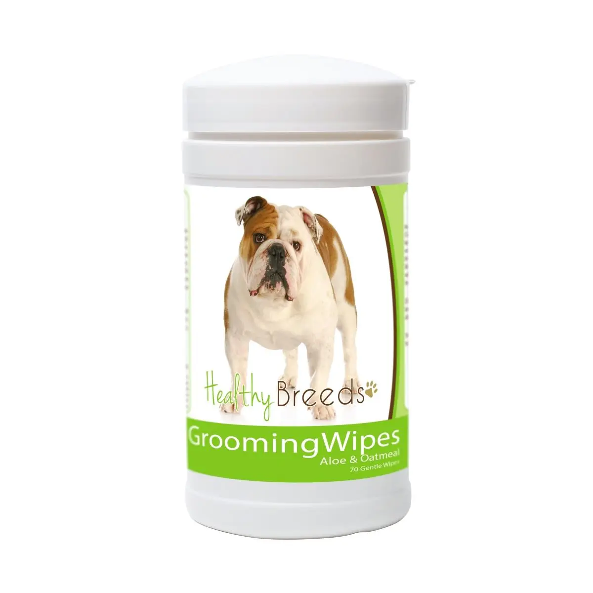 Healthy Breeds 840235151388 Bulldog Grooming Wipes