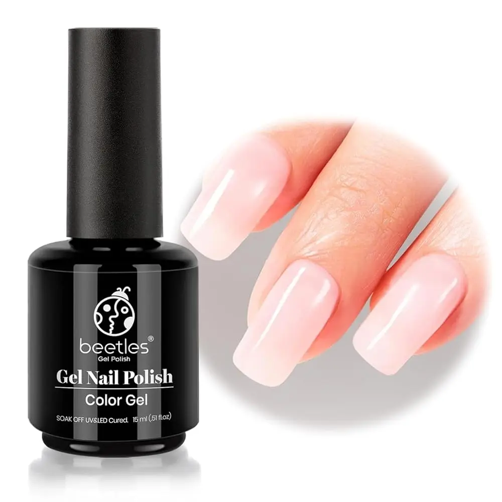 15ml Nude Pink Jelly Gel Polish