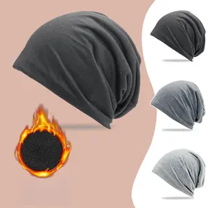 Slouchy Knit Beanie Hat for Women Winter Soft