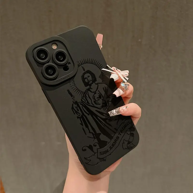 Creative Decorative Phone Case Compatible with iPhone 16 13 Pro Max iPhone 15 Pro iPhone 14 Plus X XS Max , 1 Count Shockproof Phone Protective Cover for Fall, Phone Accessories