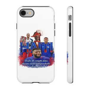 Haiti National Team Phone Case I Soccer Lover Cover / white