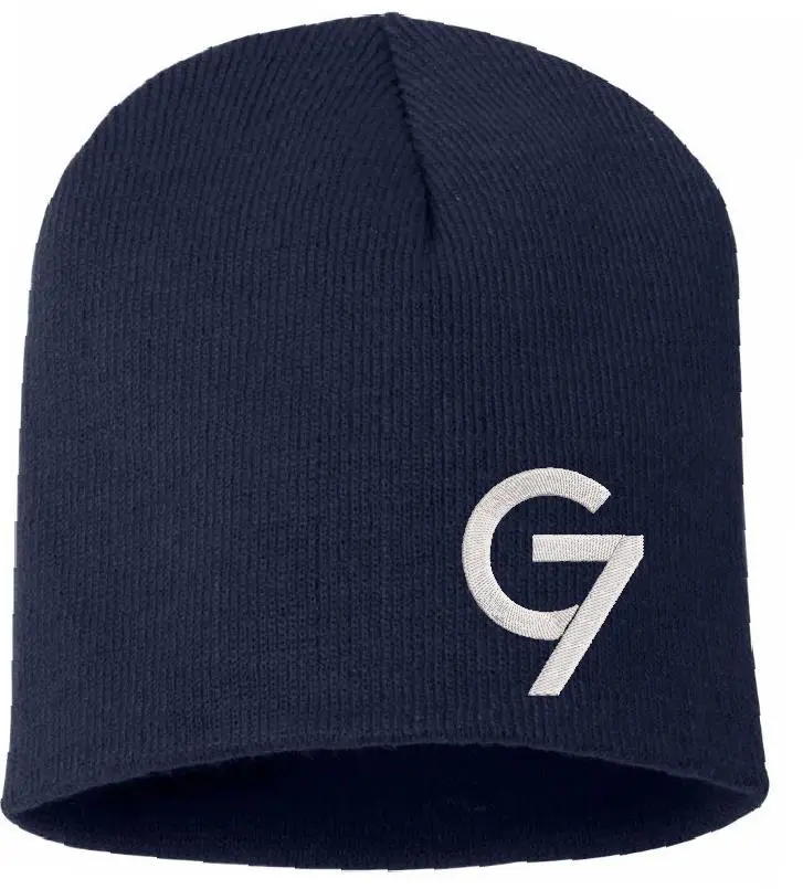 Navy Blue Beanie Hat