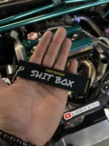 Certified Shit Box Car Key Tag