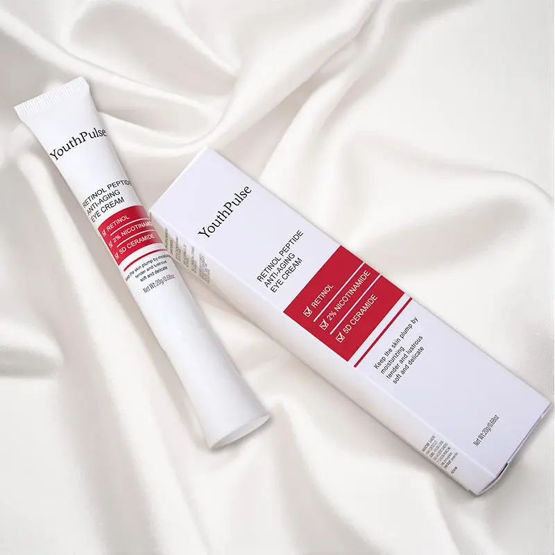 [YouthPulse] Retinol Eye Cream for Face & Neck / Peptides / Anti-Wrinkle, Anti-Aging, Brightening & Hydrating/ Helps Reduce Fine Lines & Dark Circles / Plumps, Firms & Lift Moisture Moisture Daily Gentle Hydrate Restore Under Eye Brightener