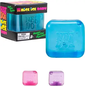 Schylling NeeDoh Nice Ice Baby Sensory Squeeze Toy - Super Solid Squish, 1.25" Wide, Color May Vary (Pack of 1)