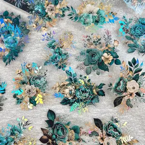 Vintage Floral Pattern Sticker, 20pcs/pack Floral Scrapbook Materials, Scrapbooking & Journal Making Material Sticker, DIY Craft Decorative Decals for Teens & Adults