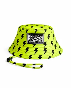 Hydro Bucket Hat in Neon Electric Lime x Jagger