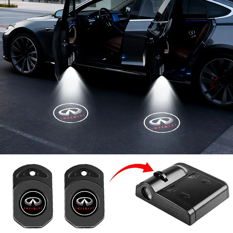 Infiniti Car Door Welcome Lights, Step Lights, Vehicle Welcome Light, High Definition Logo Projection, Fits Qx50/q50l/qx60/q70l, Exterior Decoration Accessories, Led Door Light