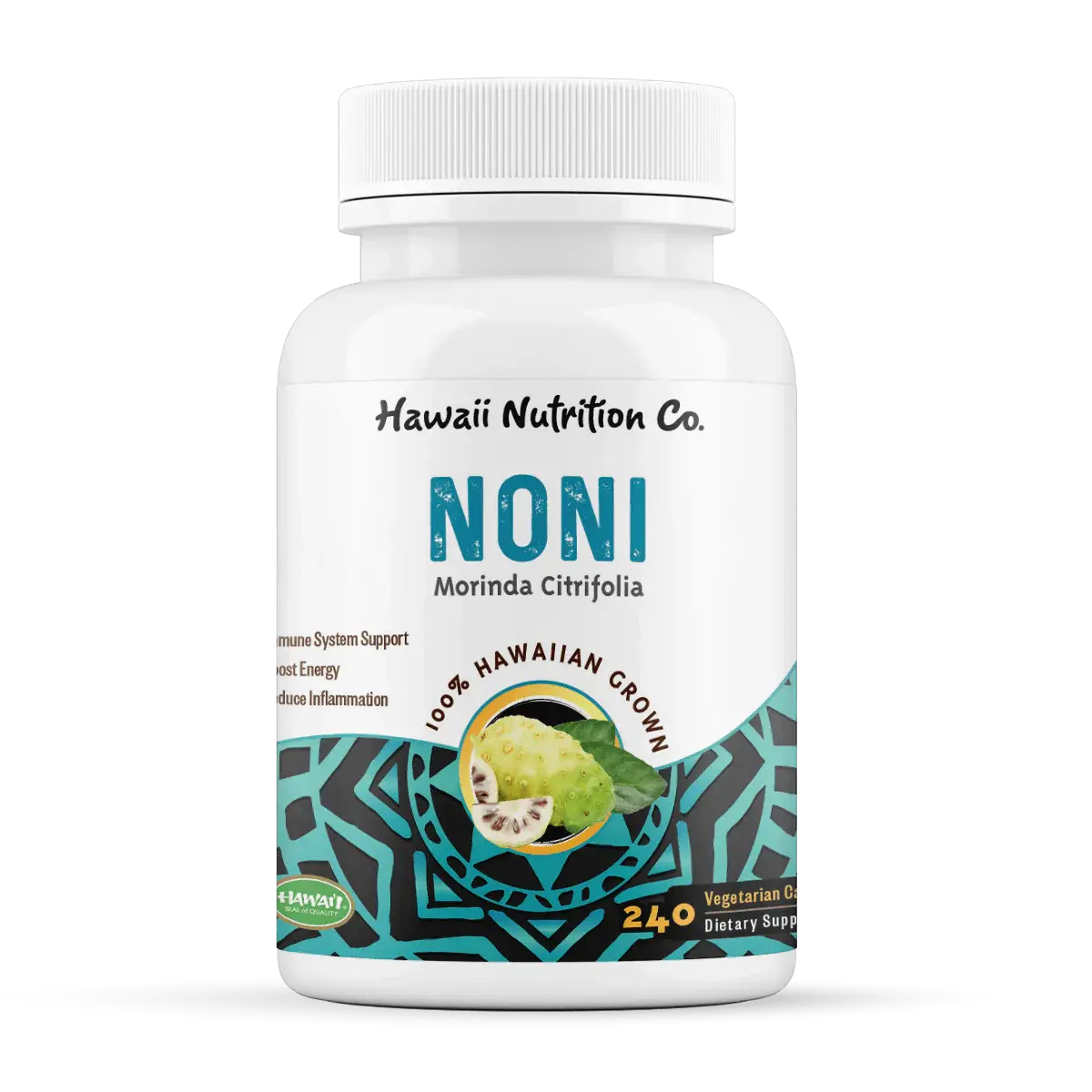 HNC Hawaiian Noni Capsules 240 Count | Edible Supplement