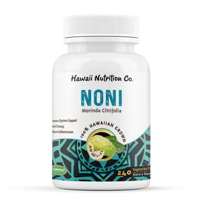 HNC Hawaiian Noni Capsules 240 Count | Edible Supplement