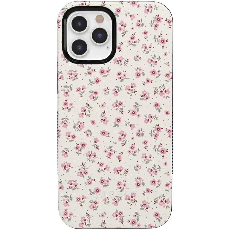 Casely iPhone 12/12 Pro Case | Cottage Charm | Cottagecore | Bold Protective Design | Compatible with MagSafe