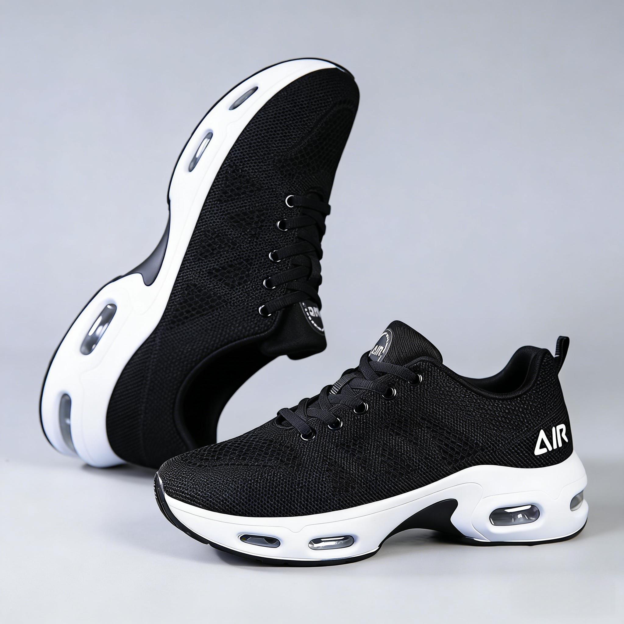 Spring Trending Shoes for Women to buy 2026，Four-Season Women's Lightweight and Comfortable Sneakers,Viral Black Work Shoes With Soft and Non-Slip Sole,Outdoor Wear-resistant Running Shoes,Girl's Walking Footwear,Zapatillas deportivas negras para mujer