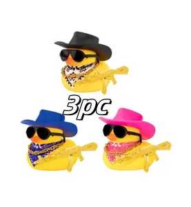 Car Dashboard Ornament rubber Ducks, Rubber Duck for Car Decorations Accessories Decal Interior