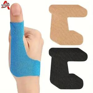 ApexSportGear 5 Pairs Flexible Thumb Splint & Finger Support Self-Adhesive Elastic Athletic Tape for Volleyball Basketball Gym Breathable Thumb Brace for Pain Relief Anti-Chafing Sports Wrap