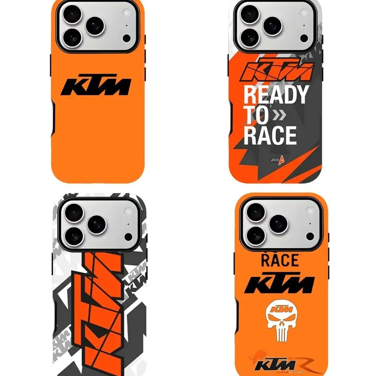 KTM Super Adventure 1290 "Ready to Race" Motorcycle-Themed Phone Case — Compatible with iPhone 11–17 Pro Max/Plus Series and Samsung Galaxy