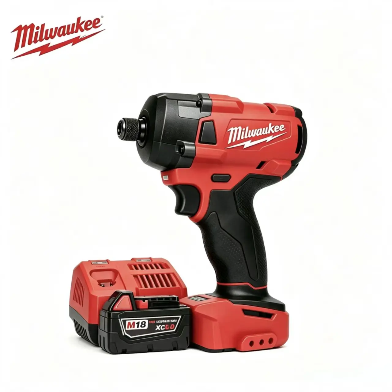 Milwaukee Cordless Impact Driver - 300 Nm Max Torque, 0-3000 RPM No-Load Speed, 0-2600 IPM Impact Rate, Compact Power Tool for Furniture Assembly, Cabinet Installation